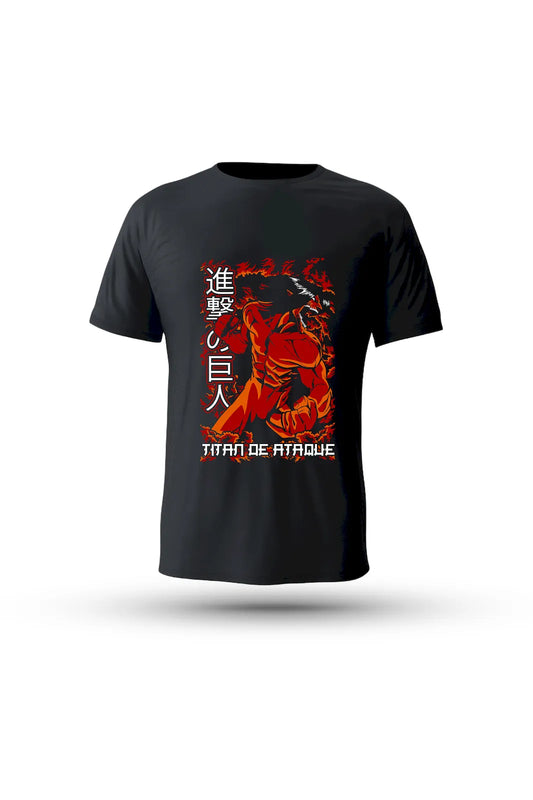 Attack on Titan T-shirt featuring Eren Yeager – a tribute to his unbreakable spirit