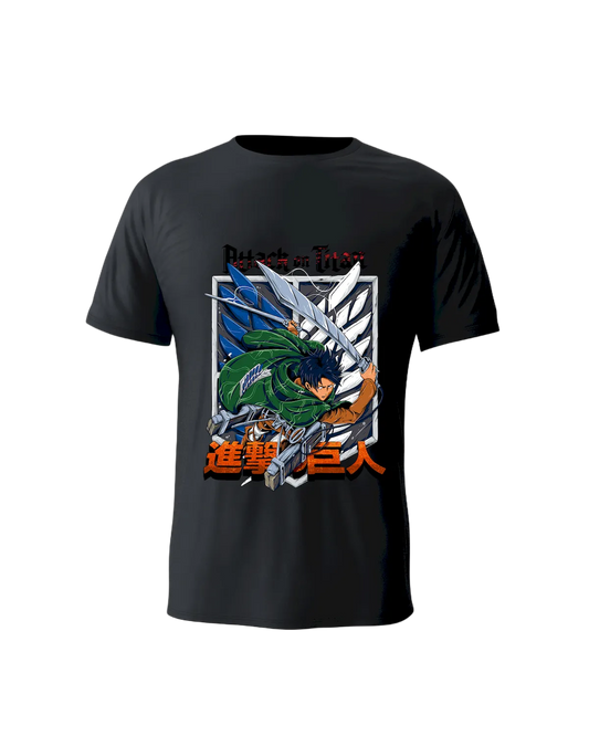 Levi Ackerman Attack on Titan anime T-shirt for men – fan favorite cotton tee