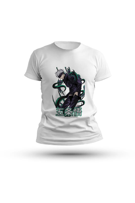 Gojo Satoru anime T-shirt – wear the cool, unstoppable energy of Jujutsu Kaisen’s strongest
