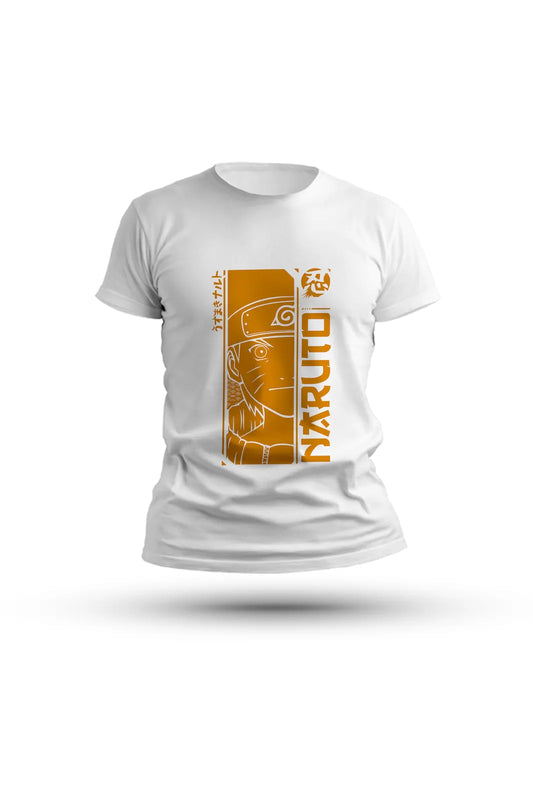 Anime tee with Naruto’s iconic face – honor the legacy that started it all