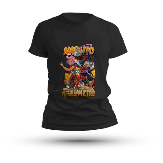 Naruto Hidden Leaf Squad T-shirt – honor the bonds that shaped legends in the ninja world