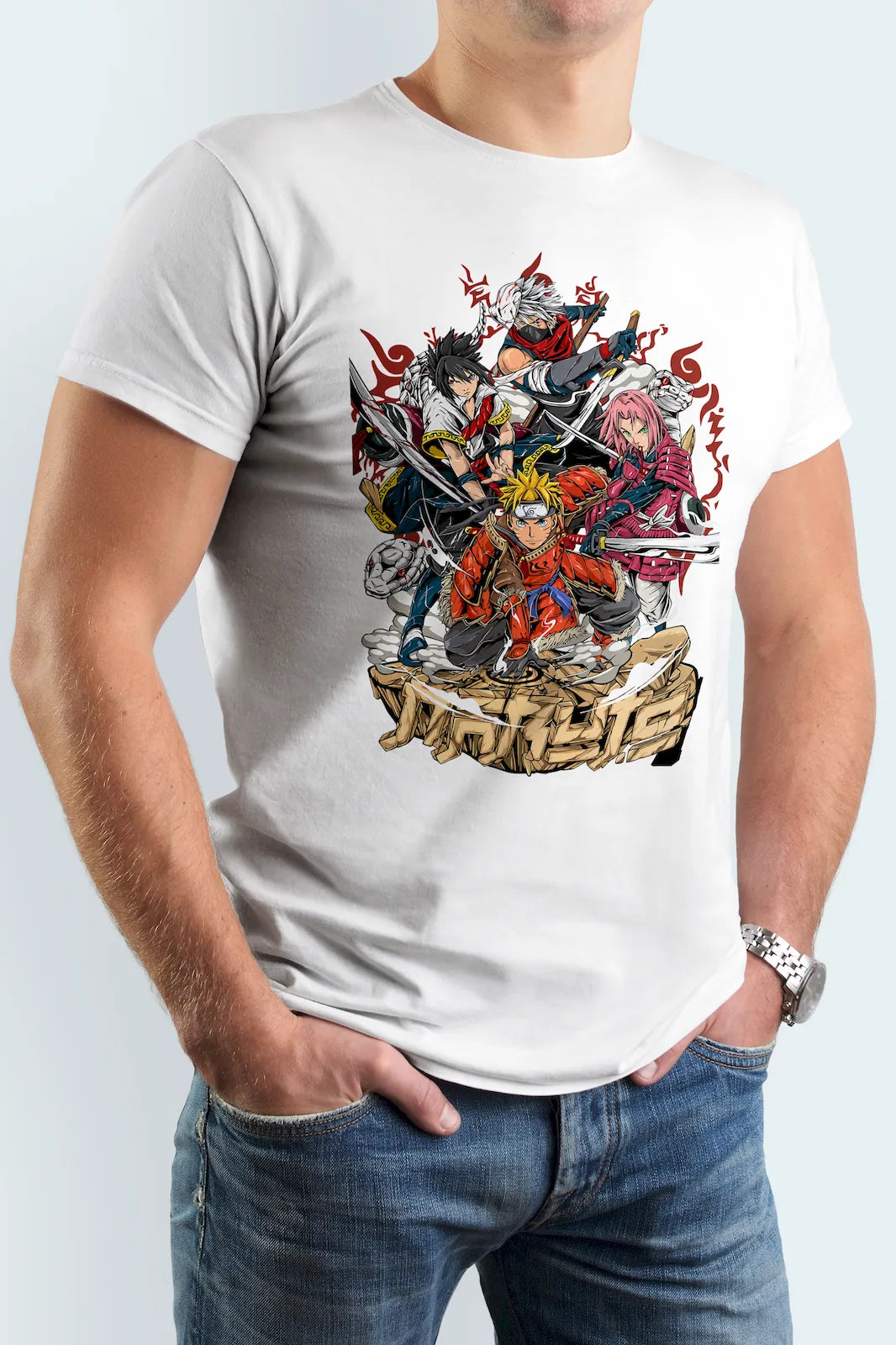 Naruto Team 7 Squad Anime T-Shirt