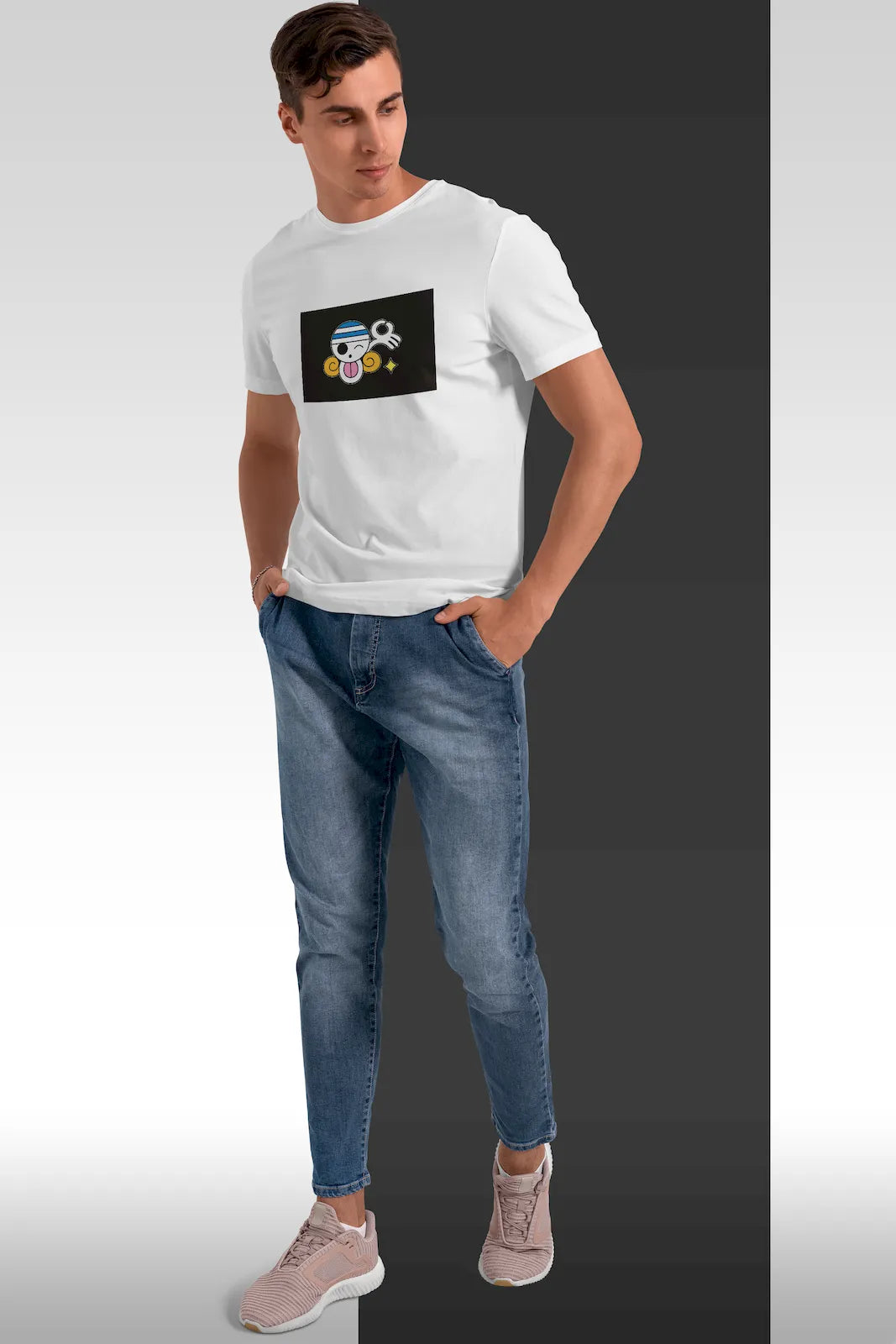 One Piece Pirate Skull Hat Crew’s T-shirt – unite with the legendary crew under the iconic pirate symbol