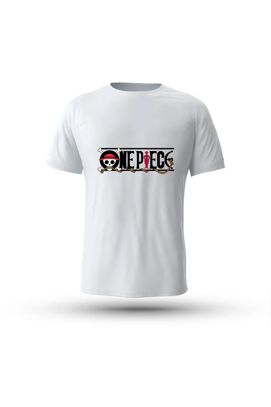 One Piece anime shirt featuring the iconic Pirate King design – perfect for true fans of the Grand Line