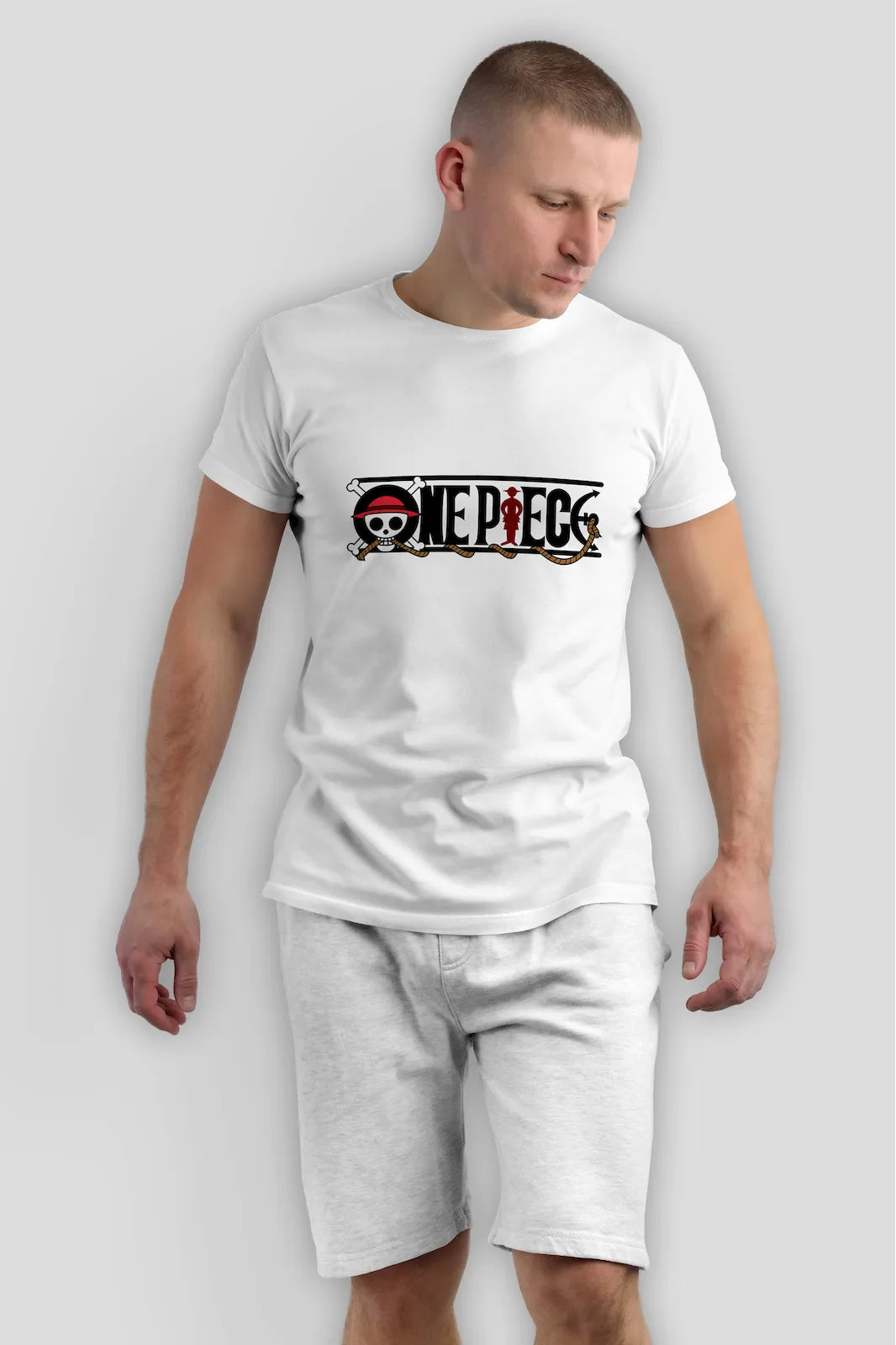 One Piece Red Highlight Anime T-shirt – make a statement with striking red accents inspired by the legendary pirate world