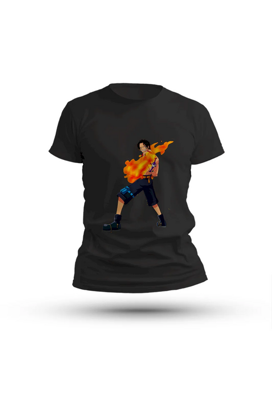 Portgas D. Ace Fire Fist T-shirt – wear the flame of freedom, brotherhood, and courage