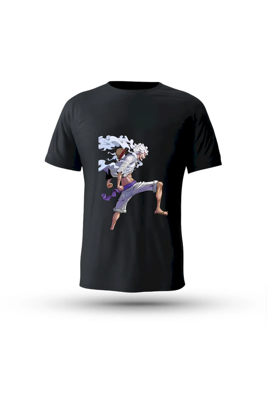 Gear 5 Luffy Nika T-shirt – celebrate the awakening of Joy Boy and the power of laughter