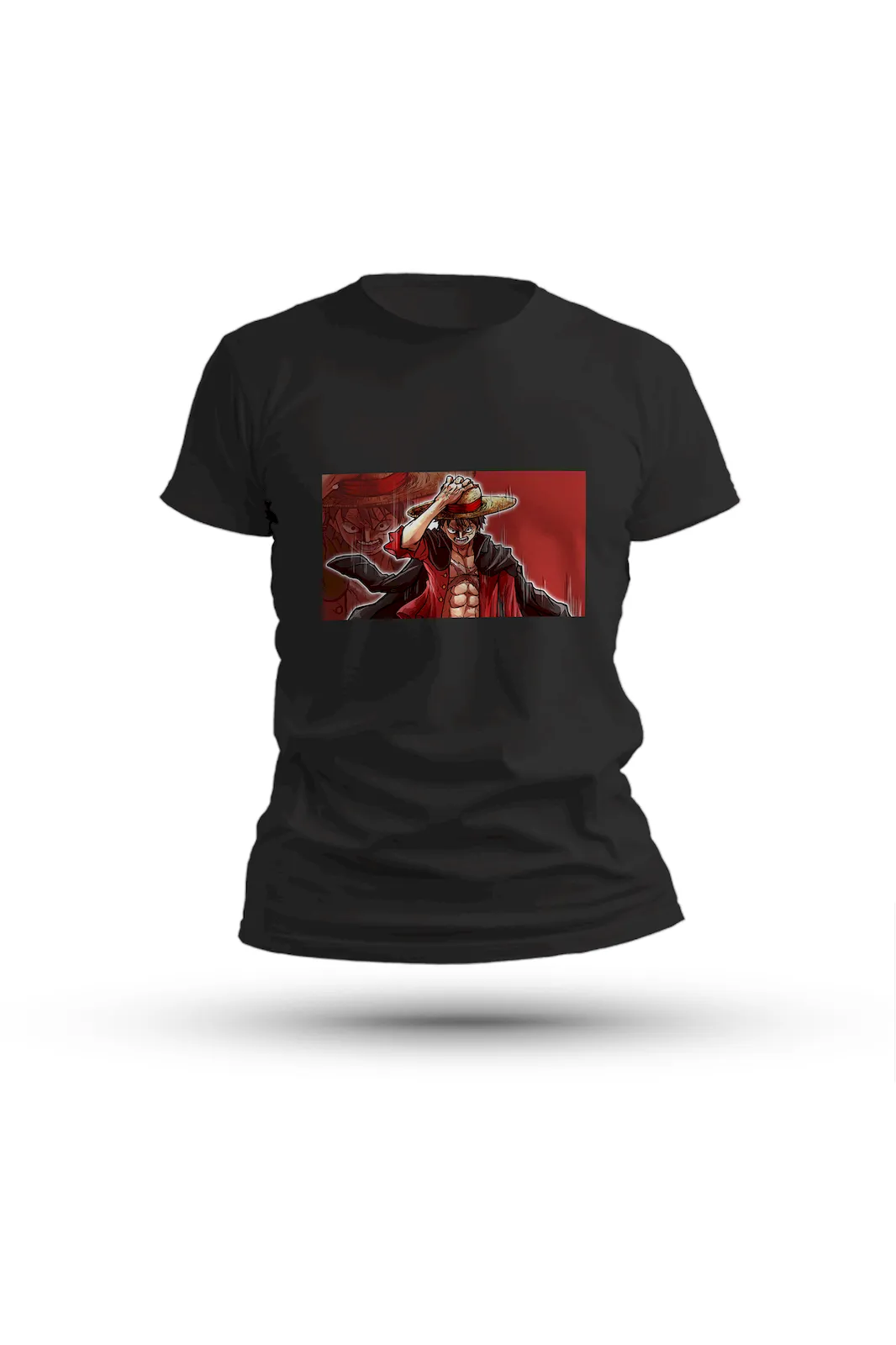 Red Luffy printed T-shirt – wear the legacy of the Straw Hat captain