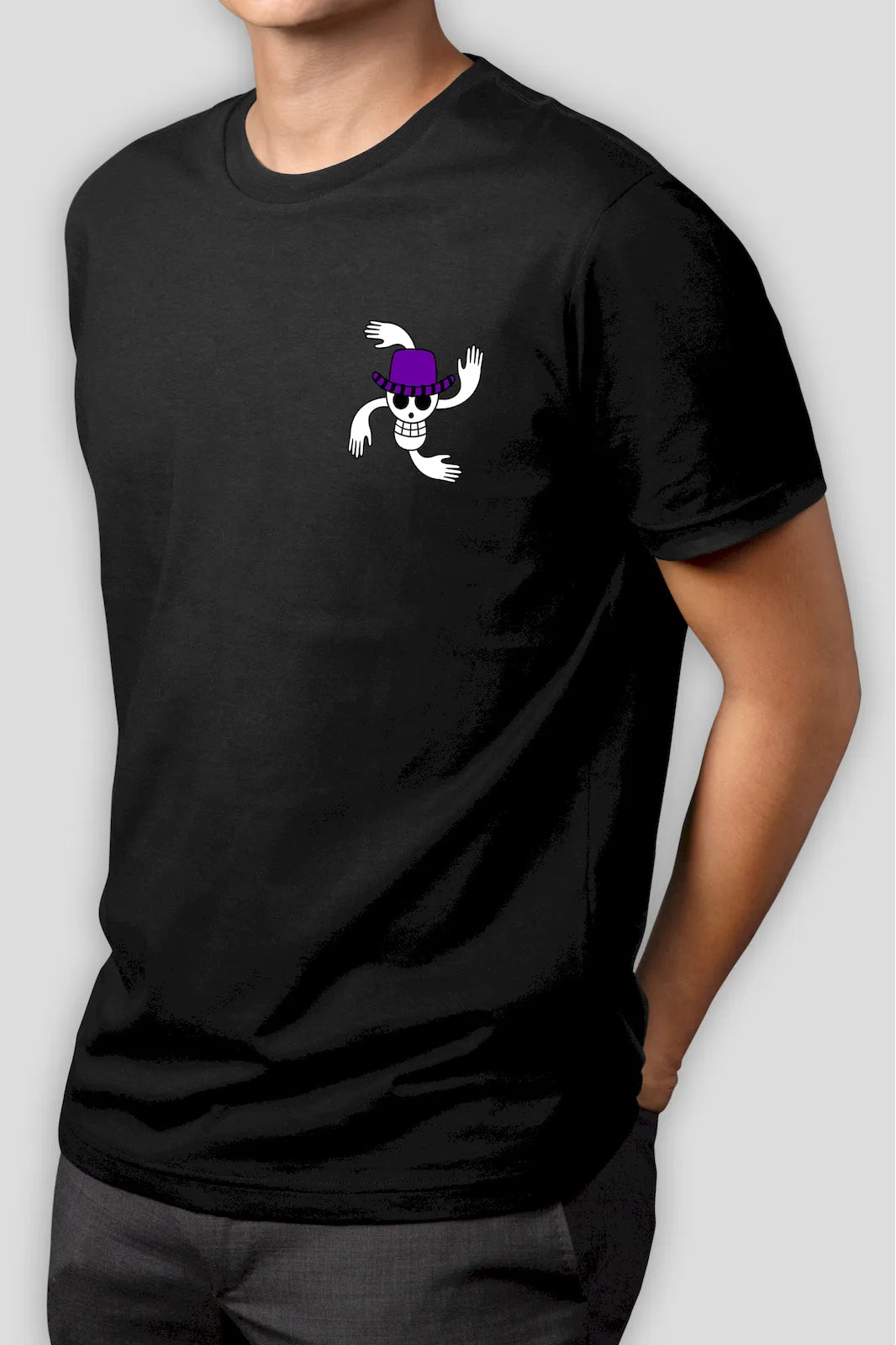 Brook Soul King Vibe One Piece T-shirt – rock the rhythm of the Straw Hat crew’s legendary skeleton musician
