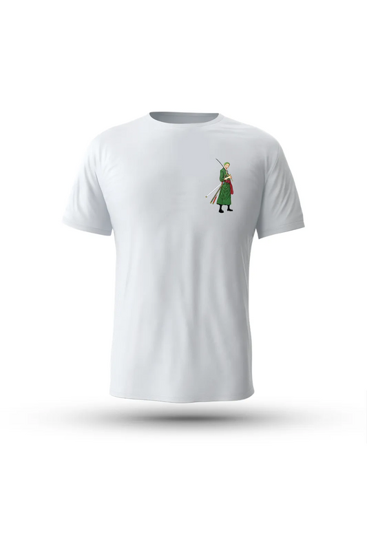 Zoro anime sword style shirt – fierce design for fans of focus, power, and pride