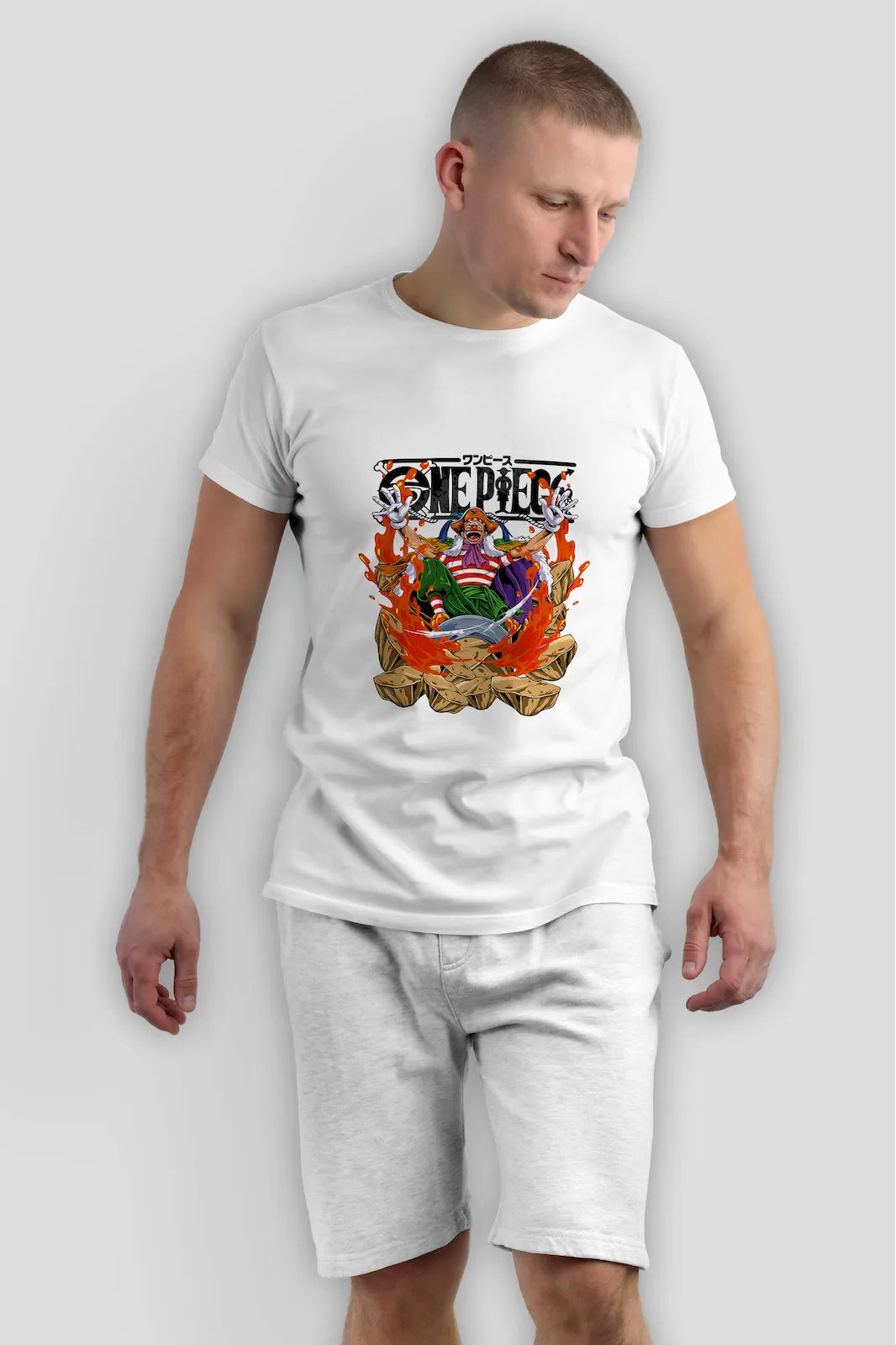 Buggy The Clown One Piece anime T-shirt – chaos, comedy, and unexpected greatness
