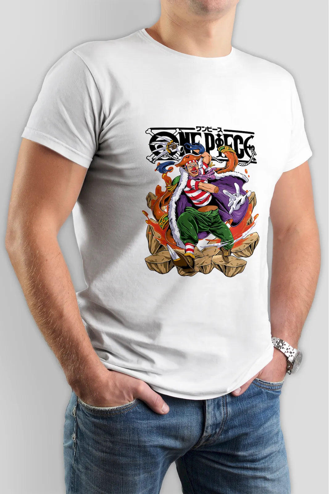 Buggy the Yonko One Piece T-shirt – chaotic, hilarious, and unexpectedly powerful