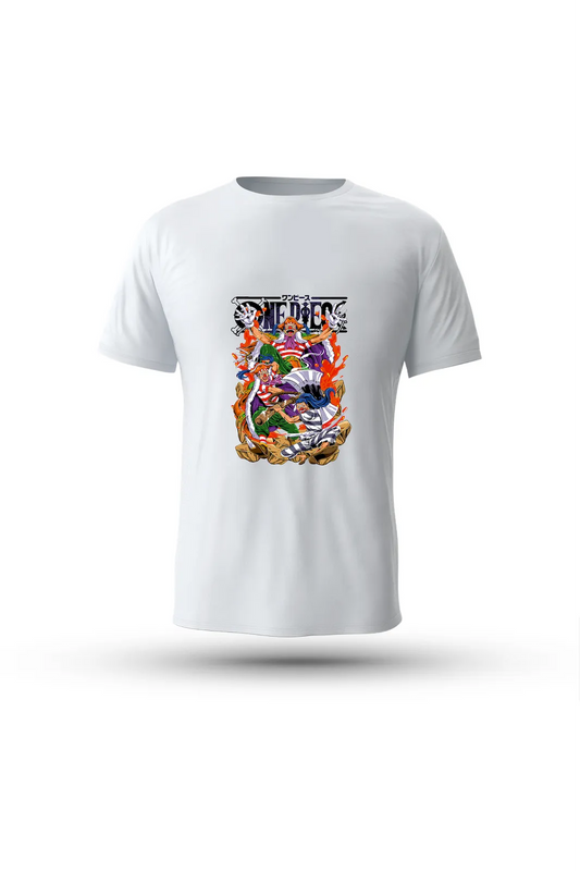 One Piece Wano warriors anime tee – wear the spirit of rebellion, honor, and sacrifice