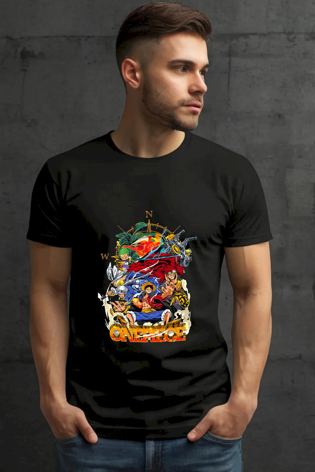 Luffy & Allies One Piece Pirate Alliance T-shirt – unite with the fiercest warriors of the Grand Line in their fight for freedom