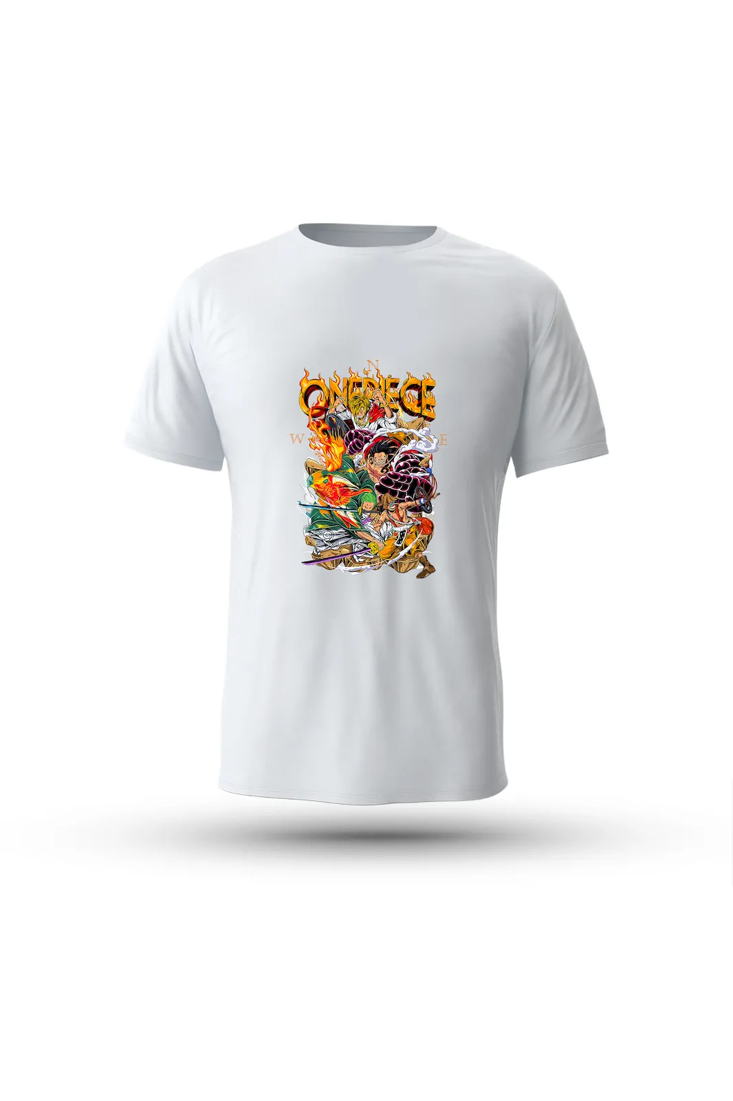 Power Squad printed T-shirt – a tribute to the fierce determination and heart of the Straw Hats