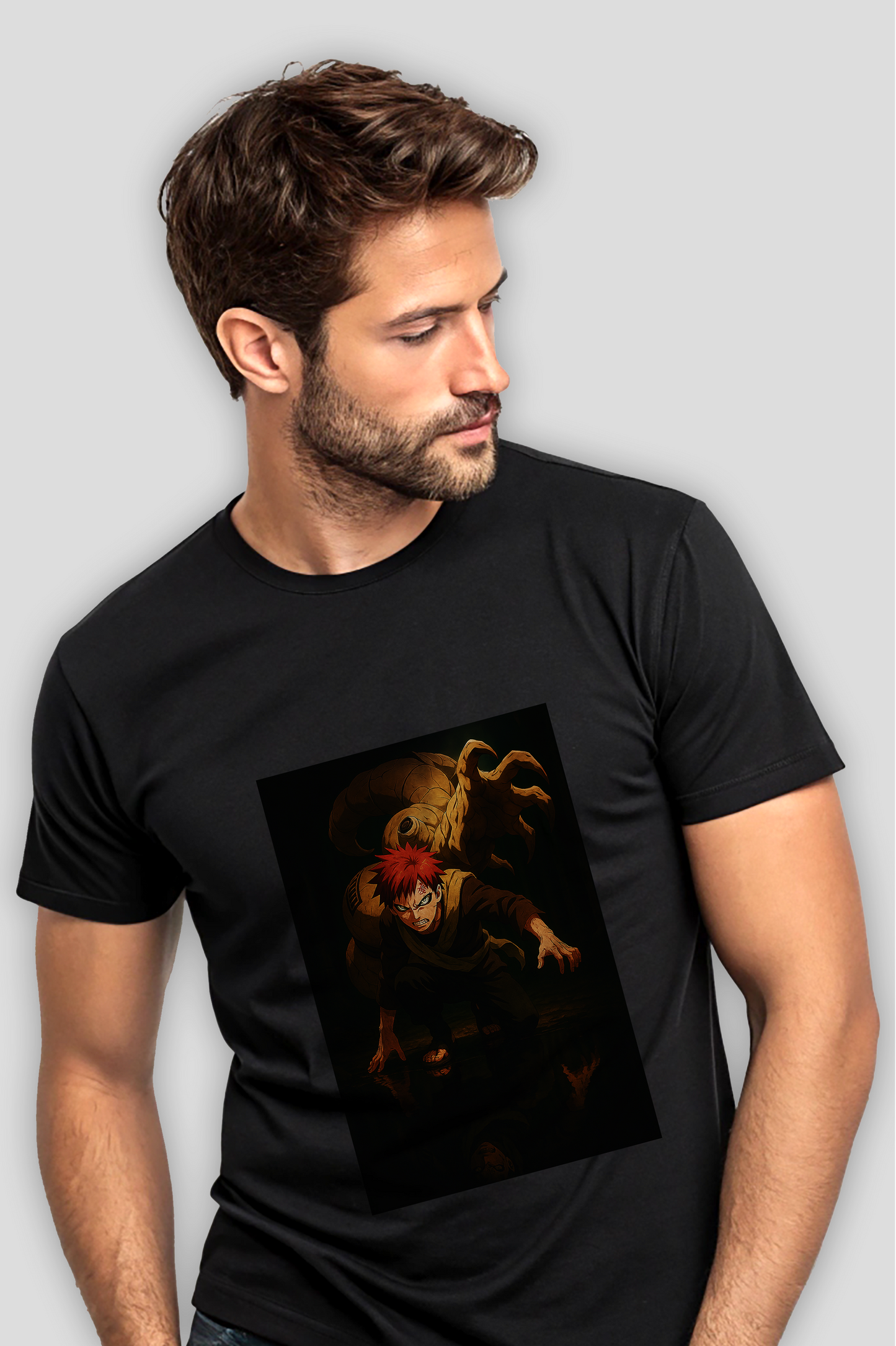 Gaara T-Shirt – Naruto Anime Cotton T-Shirt