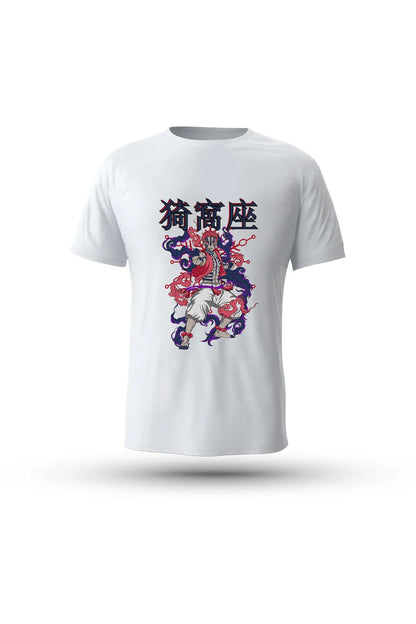 Akaza in battle mode T-shirt – perfect for fans who respect strength born from pain