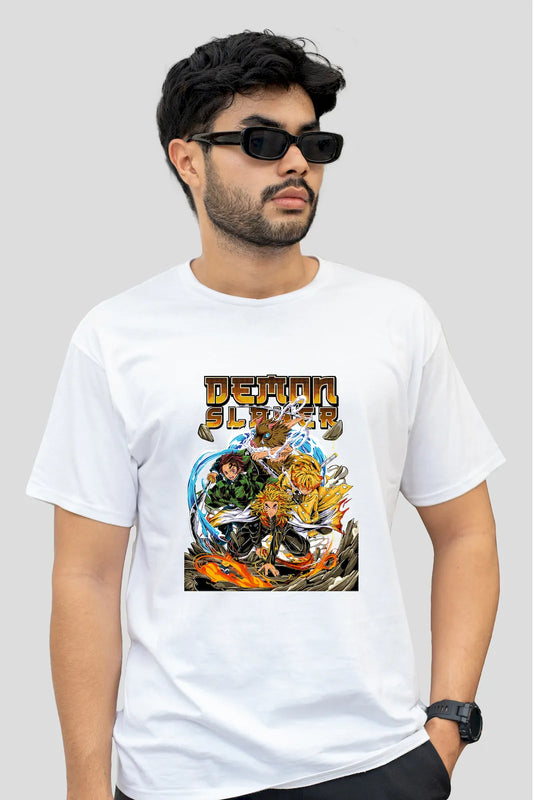 Demon Slayer Trio Action T-Shirt
