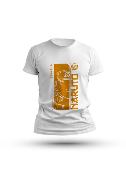 Anime tee with Naruto’s iconic face – honor the legacy that started it all