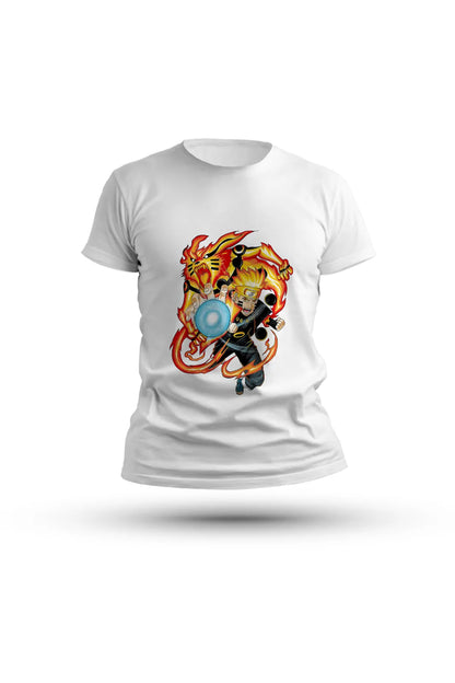 Naruto Uzumaki Kurama form T-shirt – fierce, emotional, and full of ninja pride