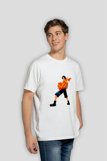 Fire Fist Ace One Piece Portgas D. Ace T-shirt – honor the burning will and fearless legacy of the Pirate King’s brother

