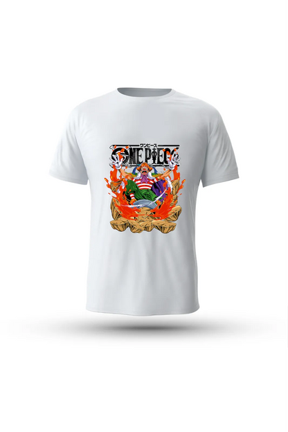 One Piece anime tee featuring Buggy – a symbol of luck, laughs, and legend

