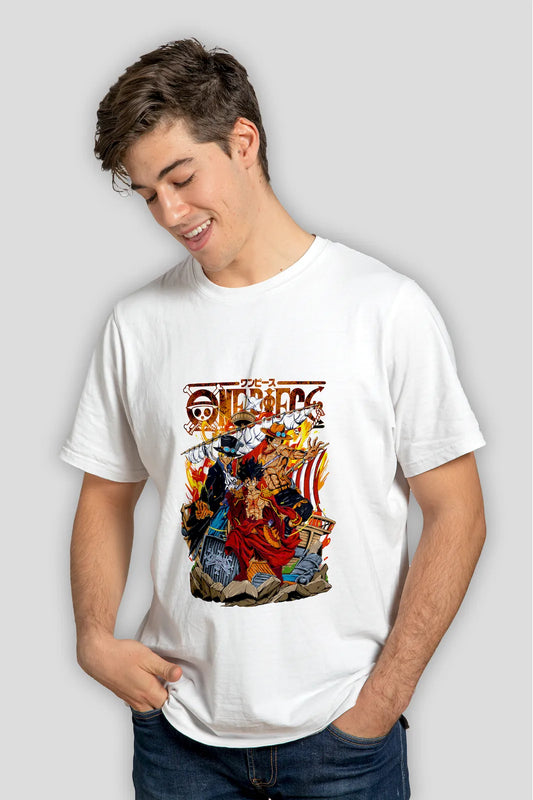 One Piece Legends Anime T-shirt – honor the greatest pirates who shaped the legacy of the Grand Line
