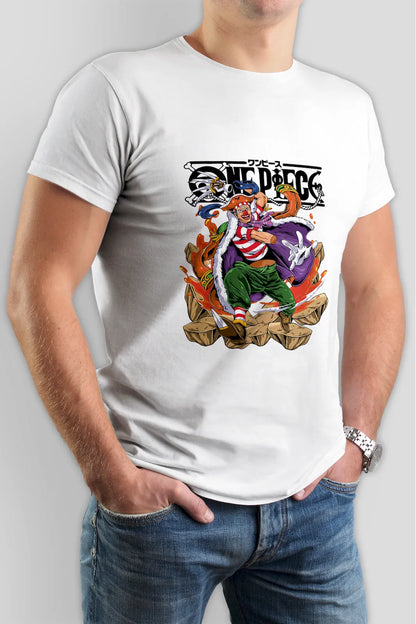 Buggy the Yonko One Piece T-shirt – chaotic, hilarious, and unexpectedly powerful
