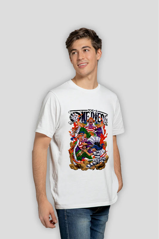 Wano Arc Warriors One Piece T-shirt – honor the brave alliance that rose against tyranny in the Land of Wano
