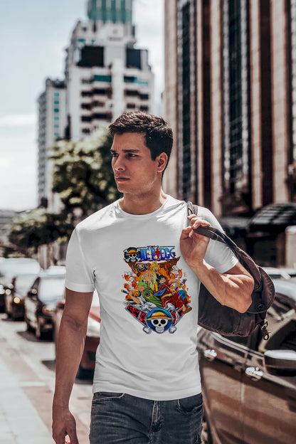 Straw Hat Pirates Crew One Piece Classic Anime T-shirt – celebrate the legacy, loyalty, and adventure of Luffy’s iconic crew

