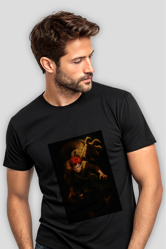 Gaara T-Shirt – Naruto Anime Cotton T-Shirt